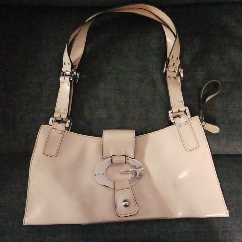 Guess cream handbag